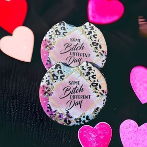 Different Day Car Coaster 2 Pack